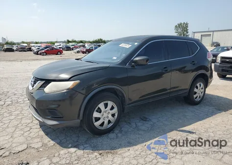 2016 Nissan Rogue S из США, поврежденный, VIN KNMAT2MVXGP668466